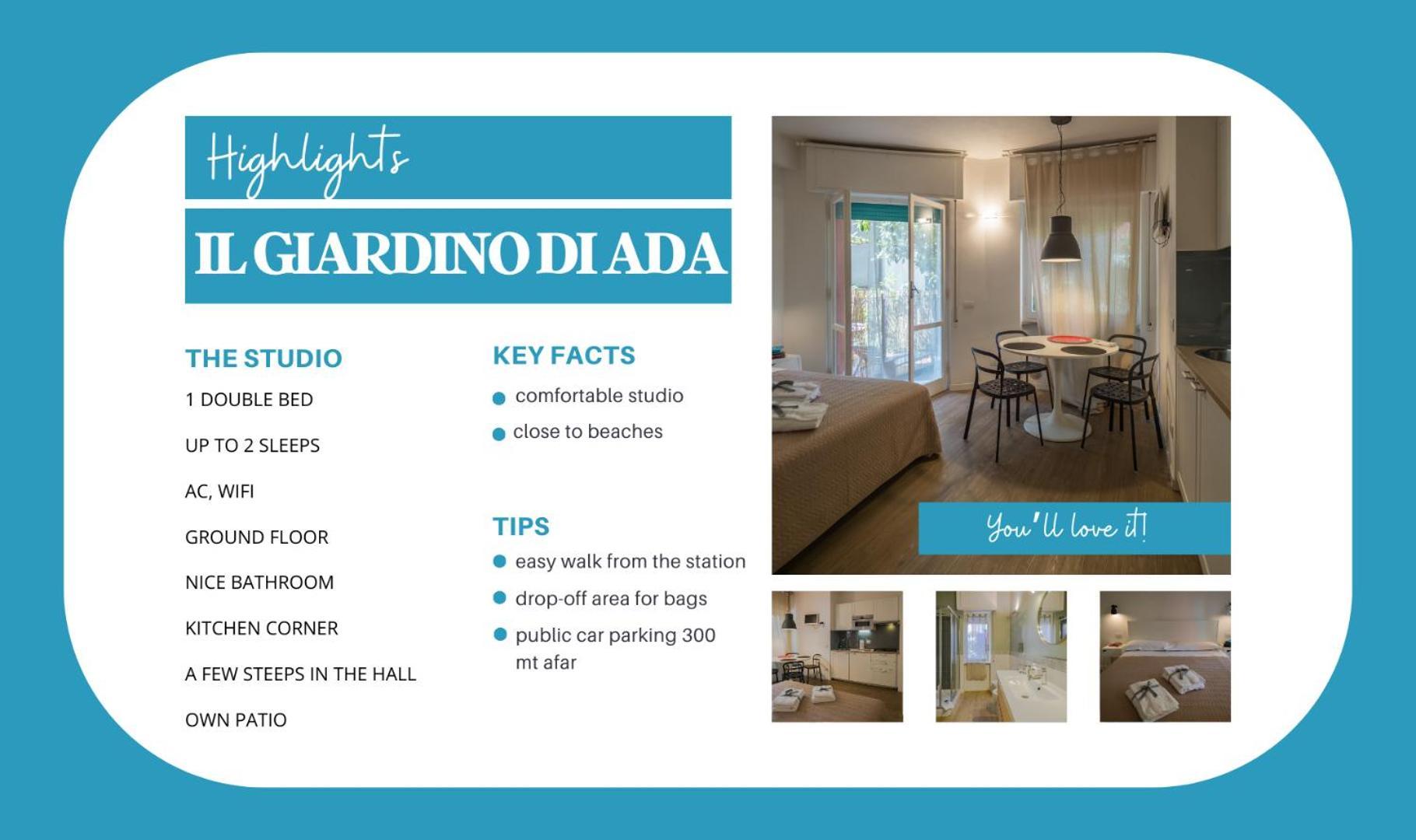 Il Giardino Di Ada Ground Floor Studio With Ac And Patio Apartment Монтеросо ал Маре Екстериор снимка