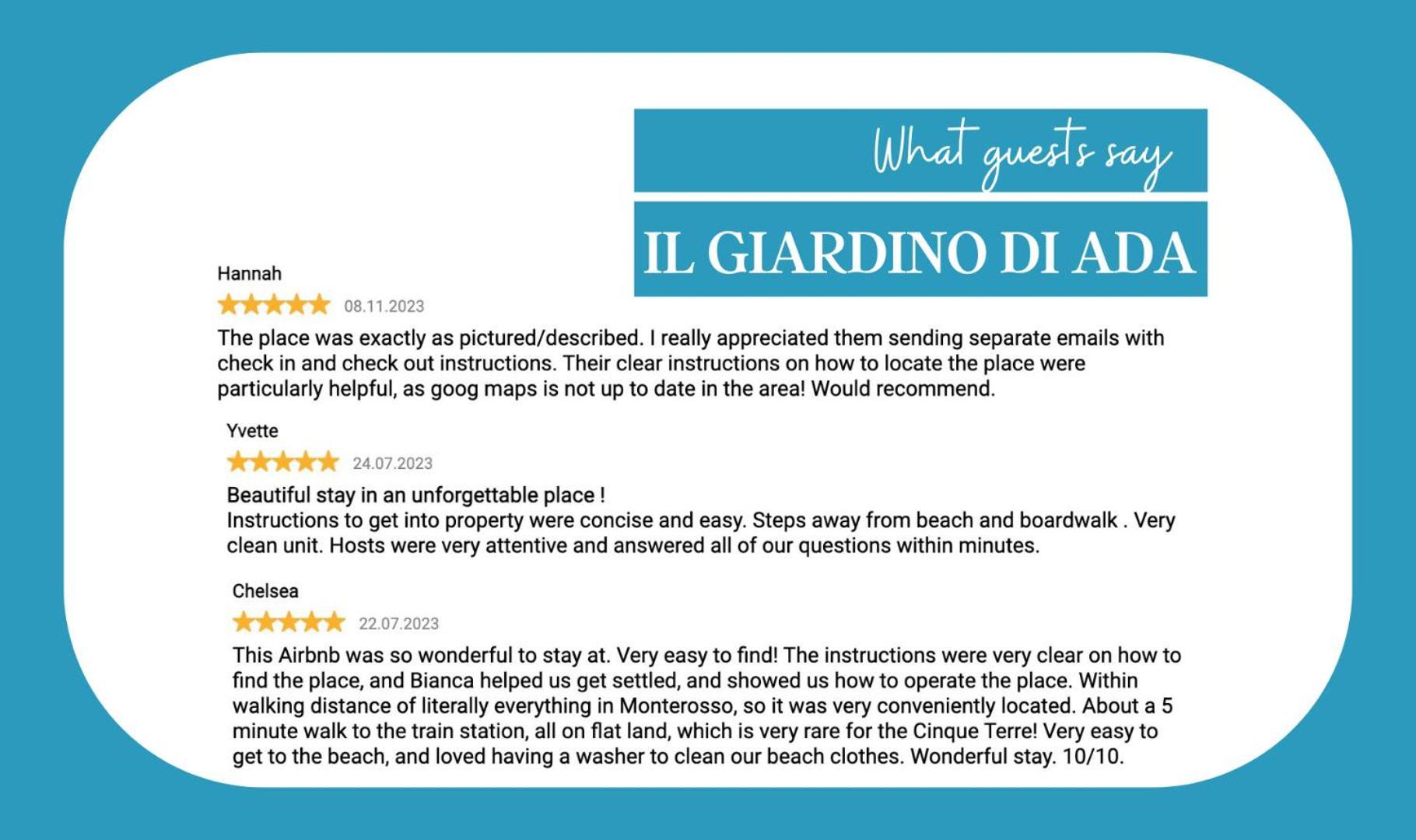 Il Giardino Di Ada Ground Floor Studio With Ac And Patio Монтеросо ал Маре Екстериор снимка